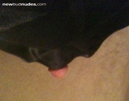 I love the feel of silk on my cock