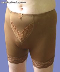 Pretty brown control panties  