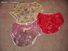 some of my plastic panties