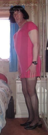 My new red dress and undies