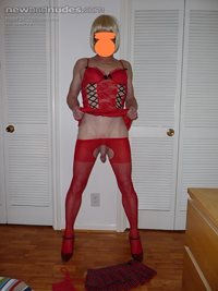 New red lingerie.......