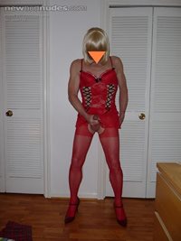 New red lingerie.......
