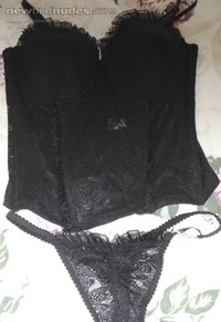 My corset and matching panties