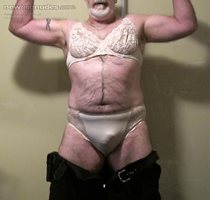 I'm a butch guy that get turned on by wearing lingerie - I just love the th...