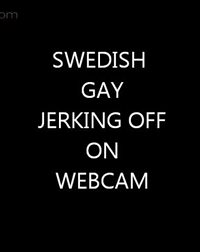 Swedish wanker in the chat room