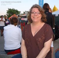 Me at the foreigner concert at the Natrinal Cherry Festival