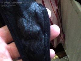 creamy thong I stole from a milf