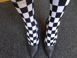 checker tights