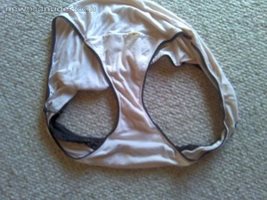 Knickers I found at the holiday let.