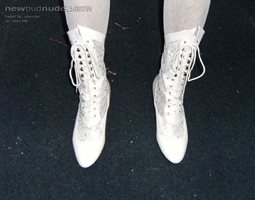 Just got my new boots. God I love amazon! Which do you like best? White? Sa...