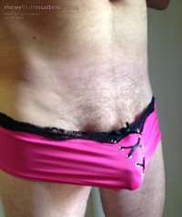 sexy pink boy shorts