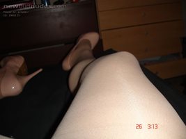 nylons and heels feel so sexy on me xxx