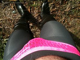 Me in tights panties and boots, you Like ?