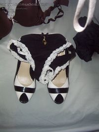 More of my ex wifes panties and heels :-)