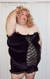showing off my curves in a skimpy dress