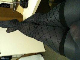 Black tights, Black fishnet stockings, feeling sexy needing someone to play...