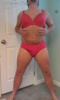My pantie and bra set! Getting horny!