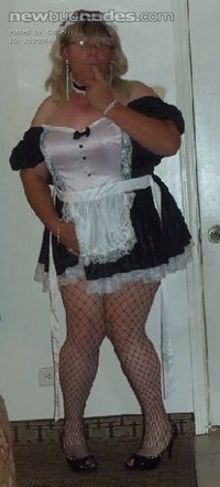 In My Sissy Maids outfit