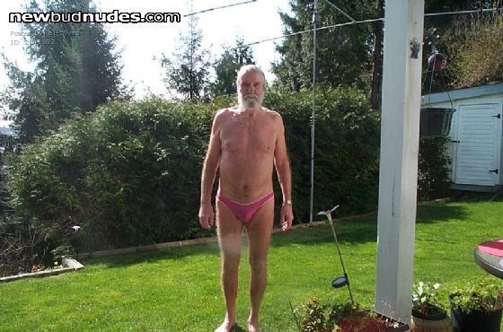 caught by neighbors outside (really)