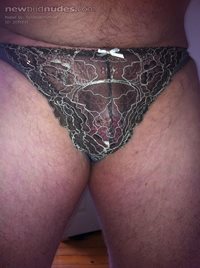 A work colleagues wifes thong