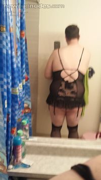 my new lingerie I wanna get fucked in it