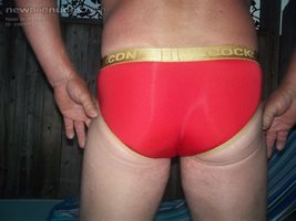 red cockcon undies