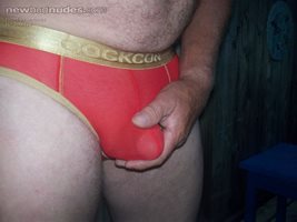 red cockcon undies