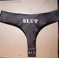 Kiwi-Sluts new hand made leather panties    Love all your comments, votes a...