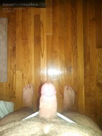 My big hard cock in some satin!! Who wants to cum over and service me???