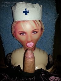 Look at slutty dollys tiny clitty sucker compaired to my thick cock god she...