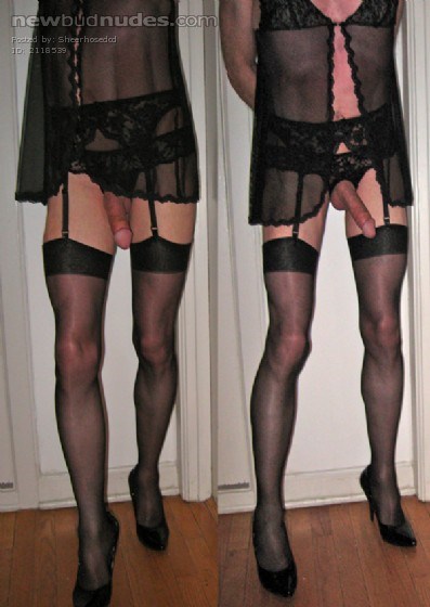 showing off wearing my babydoll