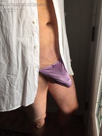 wearing sexy panties get me horny !!!