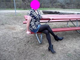 just had to get out of the house and enjoy the nice weather at the park.