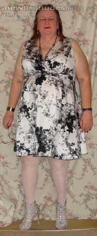 Simple Spring Dress - For EleeMay - with snakeskin look 5in heels breaking ...