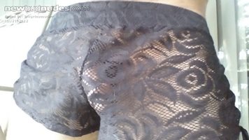 Would you want to get into my new lacy shorts?
