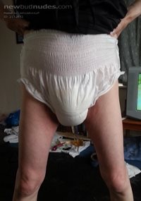 Comfortable in my padded nappy