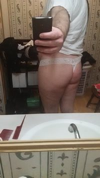 New thong panties bought by my awesome wife! :)