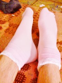 my little pink fuck me socks and panties
