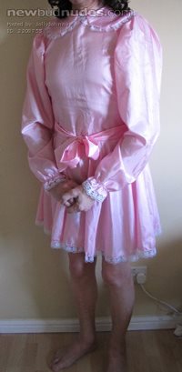My pink girl's party dress