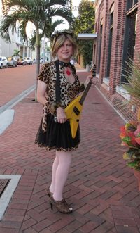 Halloween 2014 - A 'Josie and the Pussycats' themed costume.