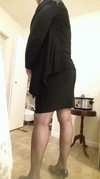 My ass in my new dress.  You like?