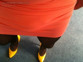 feeling so horny in this dress, do you like my shoes ????
