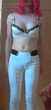 My new white leggings