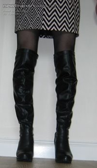 Boots and Black Tights
