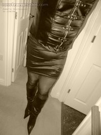 Leather outfit....what would you have me dress in next?  