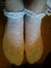 new knicks and frilly socks