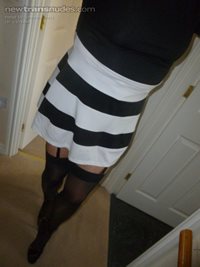 Lil black & white number.....for going out in...